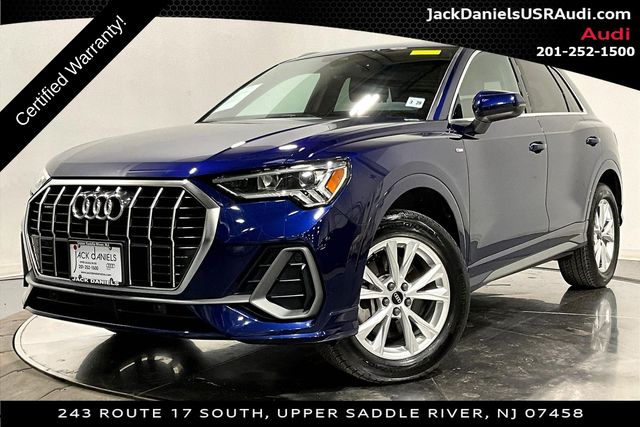 Navarra Blue Metallic 2023 Audi Q3 quattro Premium S Line 45 TFSI SUV / Crossover All-Wheel Drive 8-Speed Automatic