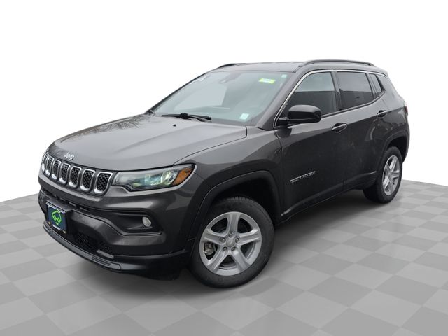 Gray (Granite Crystal Metallic Clearcoat) 2023 Jeep Compass Latitude 4WD SUV / Crossover Four-Wheel Drive 8-Speed Automatic