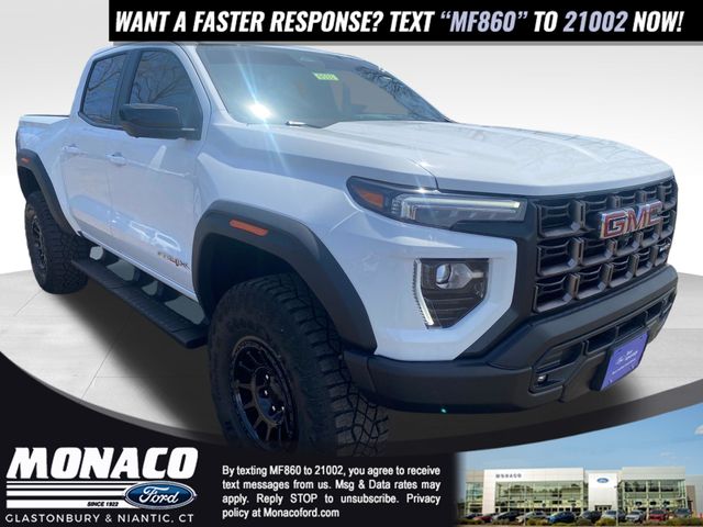Summit White 2024 GMC Canyon Pickup Truck Four-Wheel Drive 8-Speed Automatic