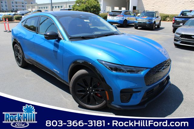 Velocity Blue Metallic 2025 Ford Mustang Mach-E Premium AWD SUV / Crossover All-Wheel Drive Automatic