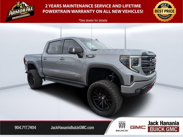 Sterling Metallic 2026 GMC Sierra 1500 AT4 Crew Cab 4WD Pickup Truck Four-Wheel Drive Automatic