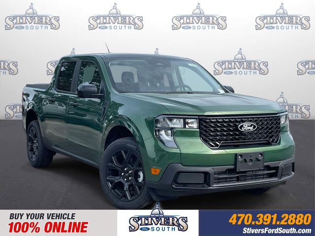 Green 2025 Ford Maverick XLT SuperCrew AWD Pickup Truck All-Wheel Drive 8-Speed Automatic