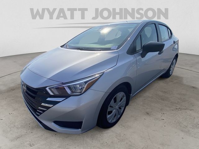 Brilliant Silver Metallic 2024 Nissan Versa Sedan Front-Wheel Drive Continuously Variable Transmission