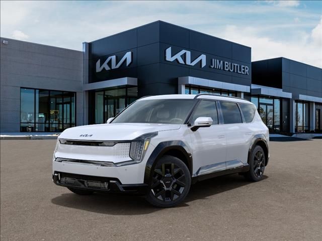 Glacial White Pearl 2026 Kia EV9 SUV / Crossover All-Wheel Drive 1-Speed Automatic