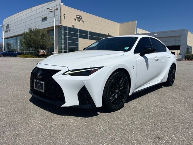 Ultra White 2024 Lexus IS Sedan Rear-Wheel Drive 8-Speed Automatic