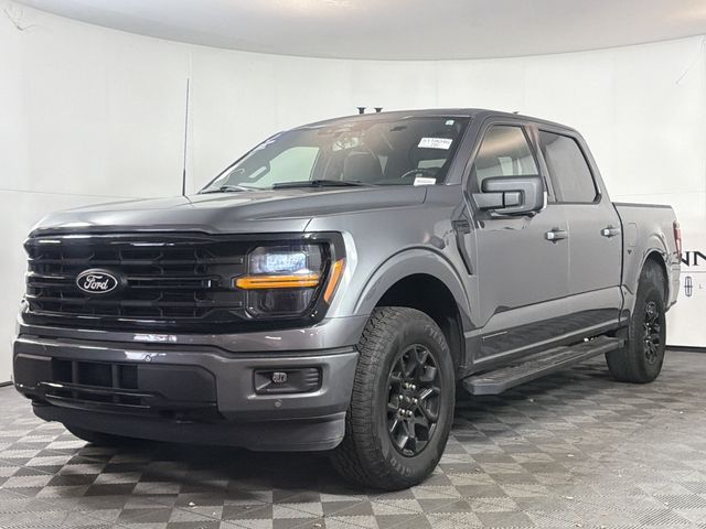 Gray Metallic 2024 Ford F-150 Pickup Truck Four-Wheel Drive Automatic