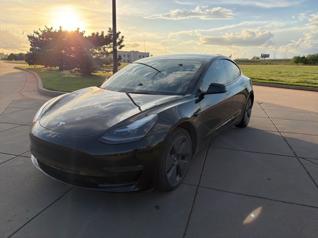 Black Metallic 2022 Tesla Model 3 Long Range AWD Sedan All-Wheel Drive 1-Speed Automatic