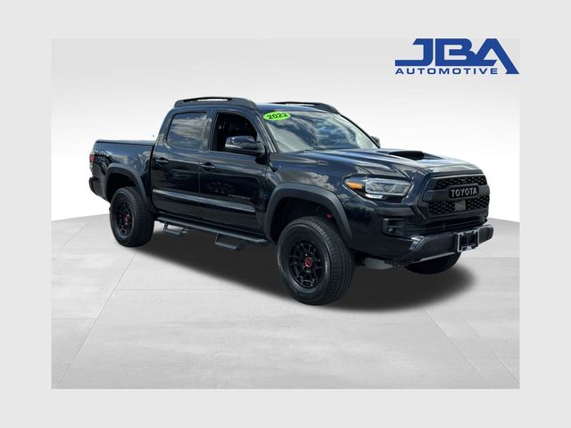 Midnight Black Metallic 2022 Toyota Tacoma Pickup Truck Four-Wheel Drive 6-Speed Automatic