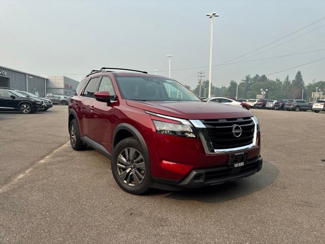 Red (Scarlet Ember Tintcoat) 2025 Nissan Pathfinder SUV / Crossover All-Wheel Drive 9-Speed Automatic
