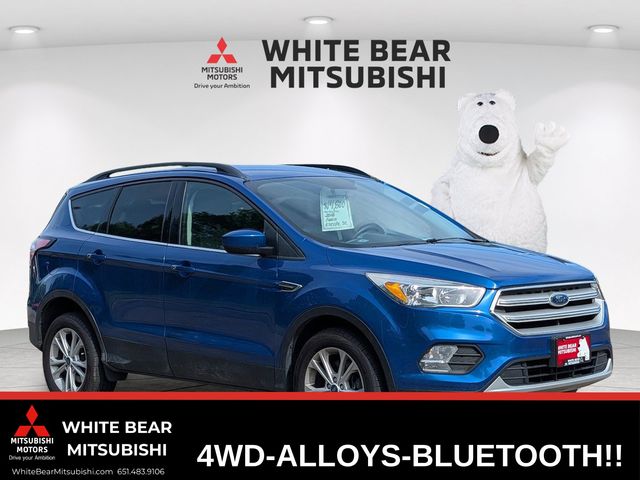 Lightning Blue Metallic 2018 Ford Escape SUV / Crossover All-Wheel Drive 6-Speed Automatic