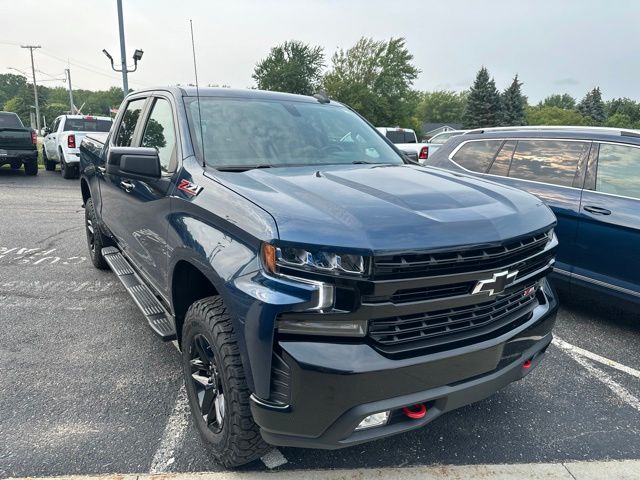 Northsky Blue Metallic 2021 Chevrolet Silverado 1500 Pickup Truck Four-Wheel Drive Automatic