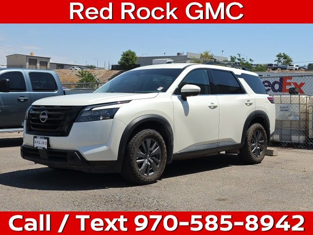 Pearl White Tricoat 2023 Nissan Pathfinder SUV / Crossover All-Wheel Drive 9-Speed Automatic