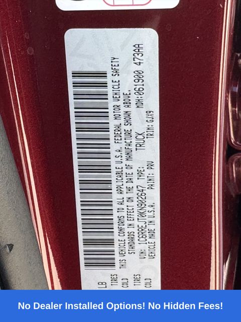 2019 Ram 1500 Laramie Red at DeMontrond Auto Country