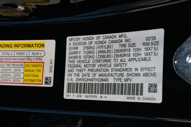 New 2026 Honda CR-V SUV