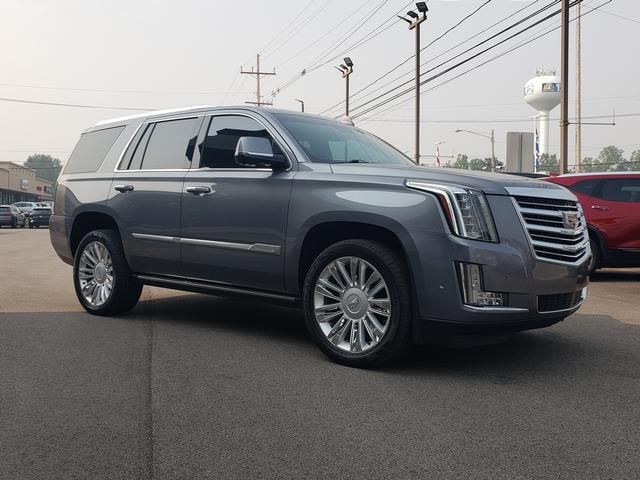Gray (Satin Steel Metallic) 2018 Cadillac Escalade SUV / Crossover Four-Wheel Drive