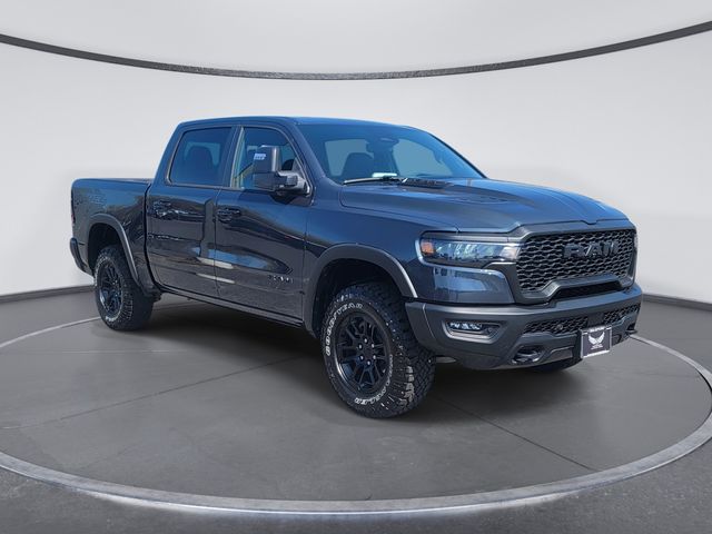 Forged Blue Metallic 2026 RAM 1500 Rebel Crew Cab 4WD Pickup Truck Four-Wheel Drive 8-Speed Automatic