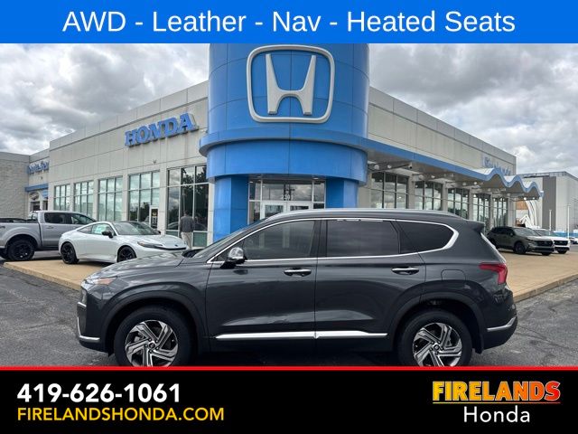 Portofino Gray 2023 Hyundai Santa Fe SUV / Crossover All-Wheel Drive 8-Speed Automatic