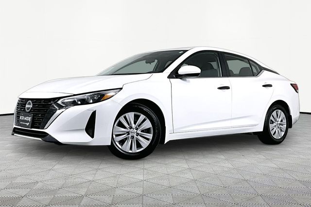 White (Fresh Powder) 2025 Nissan Sentra Sedan Front-Wheel Drive Continuously Variable Transmission