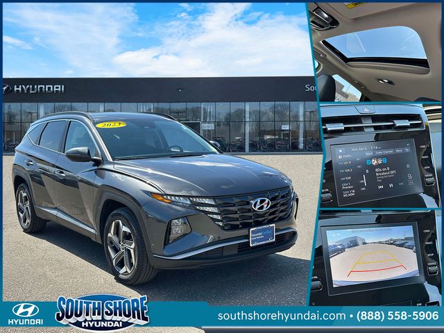Portofino Gray 2023 Hyundai Tucson SEL AWD SUV / Crossover All-Wheel Drive 8-Speed Automatic