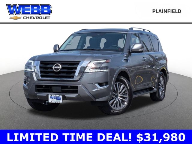Gray (Gun Metallic) 2023 Nissan Armada SL 4WD SUV / Crossover Four-Wheel Drive 7-Speed Automatic
