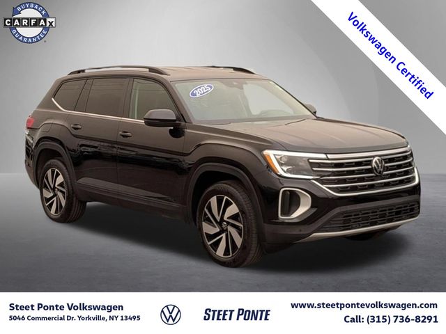 Deep Black Pearl 2025 Volkswagen Atlas SUV / Crossover All-Wheel Drive 8-Speed Automatic