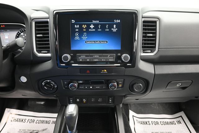 2022 Super Black Nissan Frontier SV 4X4 Truck