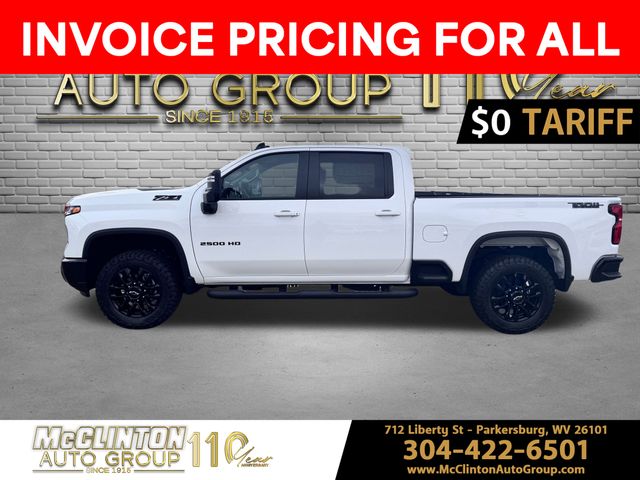 2025 Summit White Chevrolet Silverado 2500HD LT 4X4 Truck