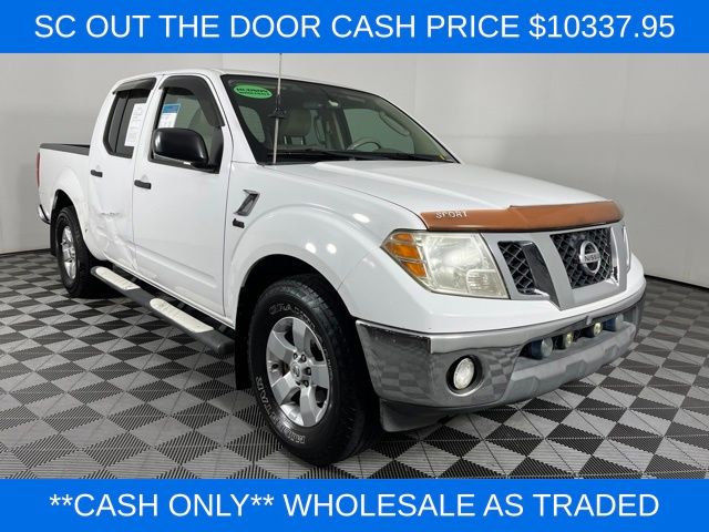 White (Fresh Powder) 2010 Nissan Frontier Pickup Truck 4X2 5-Speed Automatic Overdrive