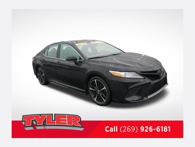 Midnight Black Metallic 2020 Toyota Camry XSE FWD Sedan Front-Wheel Drive 8-Speed Automatic