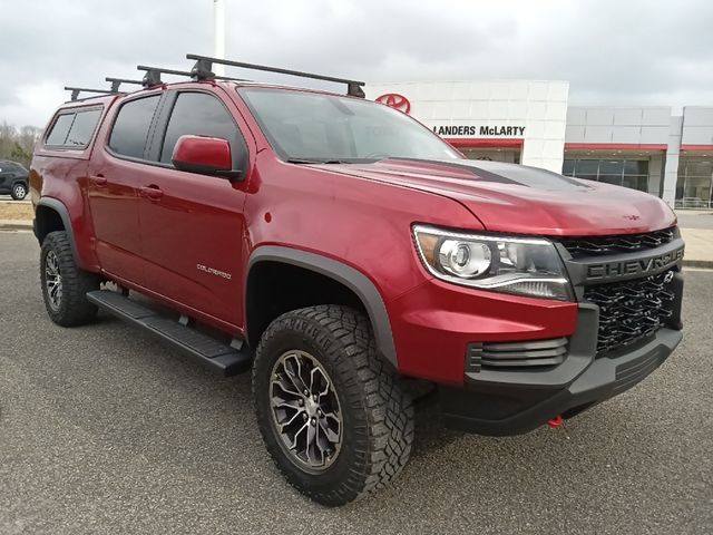 Cherry Red Tintcoat 2021 Chevrolet Colorado ZR2 Crew Cab 4WD Pickup Truck Four-Wheel Drive 8-Speed Automatic