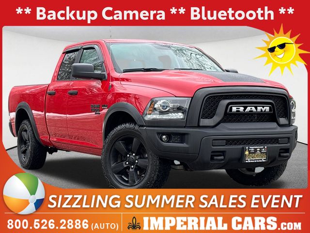 Flame Red Clearcoat 2020 RAM 1500 Pickup Truck Four-Wheel Drive 8-Speed Automatic