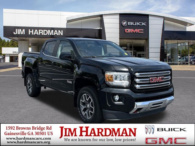 Onyx Black 2017 GMC Canyon SLE Crew Cab 4WD Pickup Truck Four-Wheel Drive 8-Speed Automatic