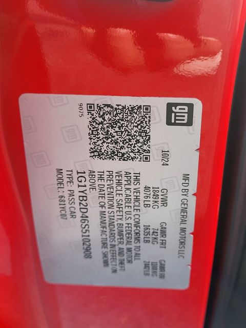 Used Car 2025 Chevrolet Corvette  Stingray For Sale Under $80,000 In San Antonio, Texas