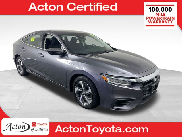 Gray (Modern Steel Metallic) 2019 Honda Insight LX Sedan FWD Sedan Front-Wheel Drive Continuously Variable Transmission
