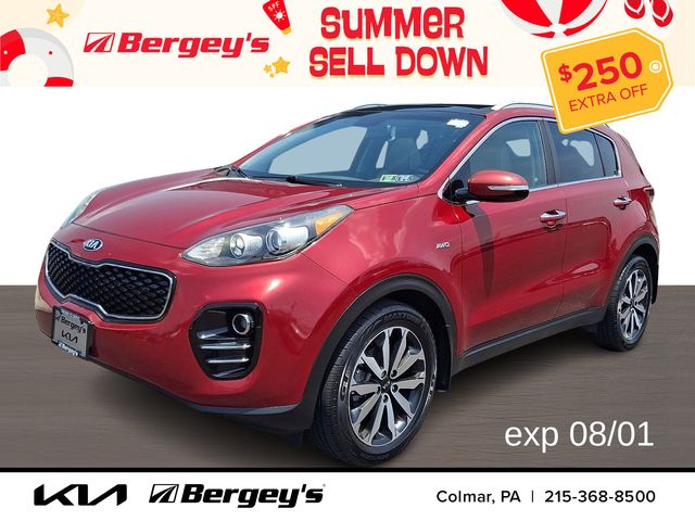 Hyper Red 2017 Kia Sportage SUV / Crossover All-Wheel Drive 6-Speed Automatic
