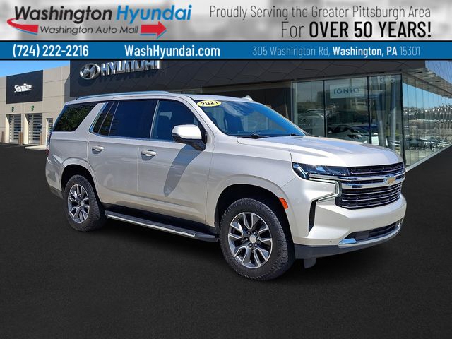 Brown (Empire Beige Metallic) 2021 Chevrolet Tahoe SUV / Crossover Four-Wheel Drive