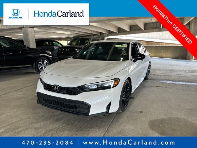 Platinum White Pearl 2026 Honda Civic Hatchback Hatchback Front-Wheel Drive Continuously Variable Transmission