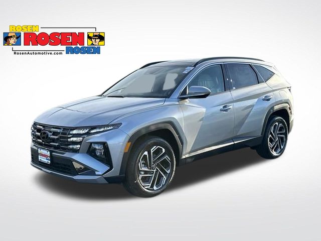 Shimmering Silver 2025 Hyundai Tucson Limited AWD SUV / Crossover All-Wheel Drive 8-Speed Automatic