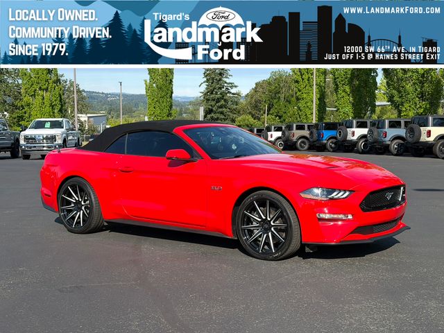 Race Red 2022 Ford Mustang Convertible Rear-Wheel Drive 6-Speed Manual