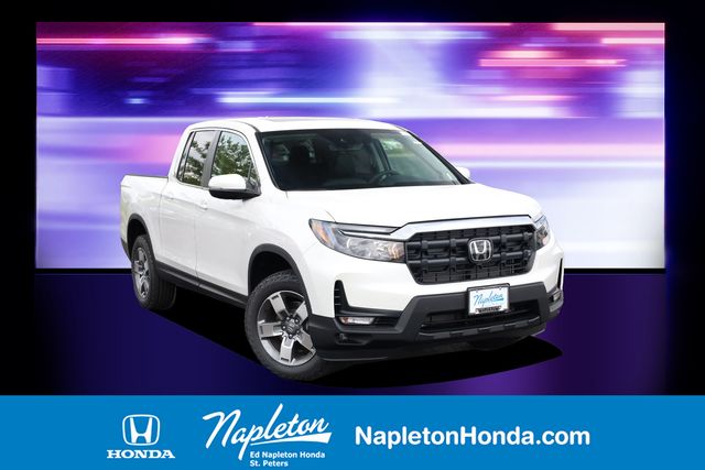 Platinum White Pearl 2026 Honda Ridgeline RTL AWD Pickup Truck All-Wheel Drive 9-Speed Automatic