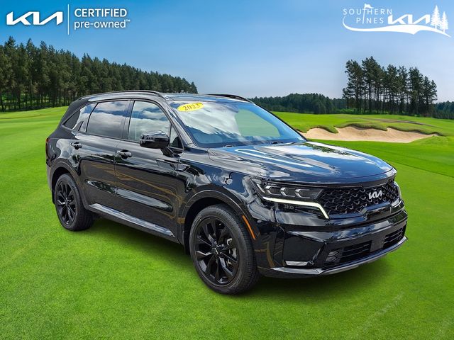 Ebony Black 2023 Kia Sorento SUV / Crossover Front-Wheel Drive 8-Speed Dual Clutch