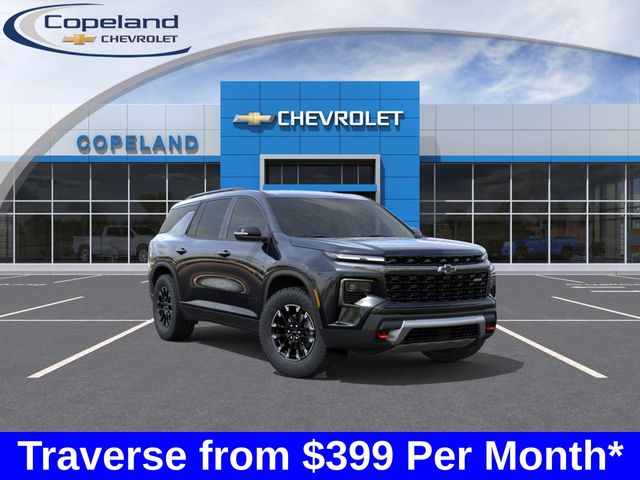 Black Metallic 2026 Chevrolet Traverse SUV / Crossover Four-Wheel Drive 8-Speed Automatic