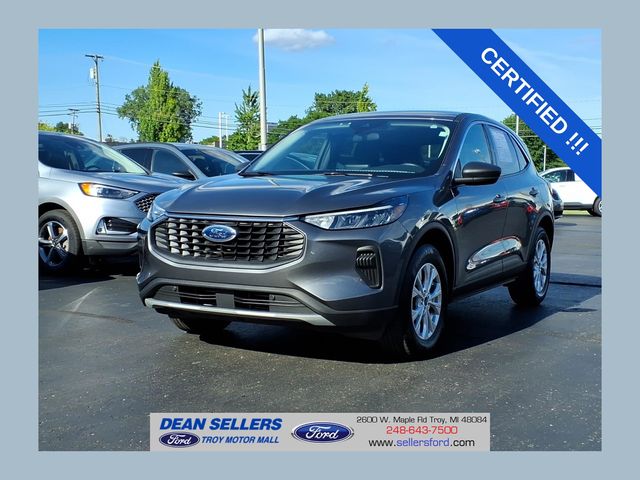 Gray Metallic 2024 Ford Escape SUV / Crossover All-Wheel Drive 8-Speed Automatic