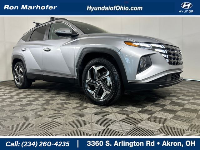 Shimmering Silver 2022 Hyundai Tucson SUV / Crossover All-Wheel Drive 8-Speed Automatic