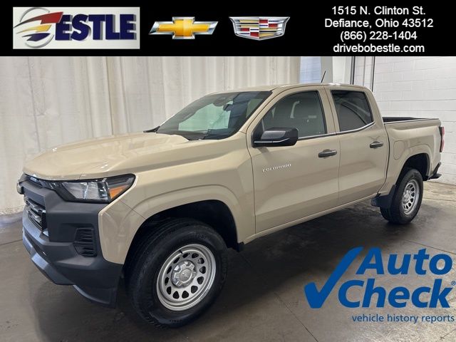 Sand Dune Metallic 2024 Chevrolet Colorado Work Truck Crew Cab RWD Pickup Truck 4X2 8-Speed Automatic