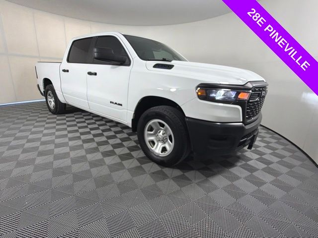 Bright White Clearcoat 2025 RAM 1500 Pickup Truck Four-Wheel Drive 8-Speed Automatic