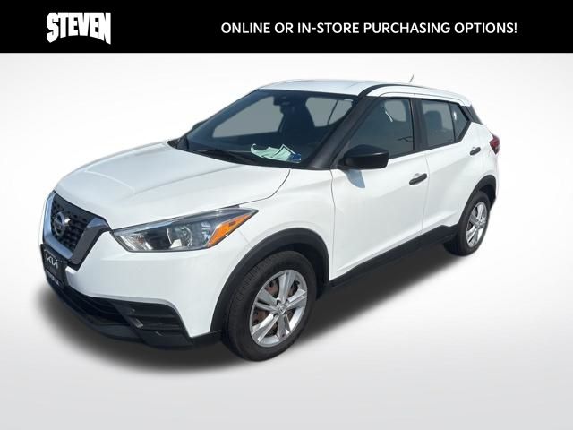 White (Fresh Powder) 2020 Nissan Kicks S FWD SUV / Crossover Front-Wheel Drive Continuously Variable Transmission