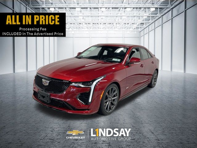 Radiant Red Tintcoat 2024 Cadillac CT4 V-Series RWD Sedan Rear-Wheel Drive Automatic