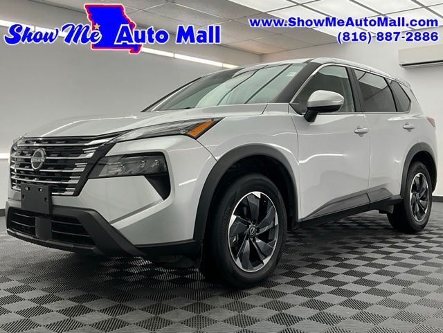 Brilliant Silver Metallic 2025 Nissan Rogue SV AWD SUV / Crossover All-Wheel Drive Continuously Variable Transmission