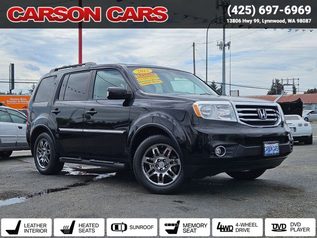 2012 Black Honda Pilot for Sale In Lynnwood WA - Everett WA - Seattle WA at Carson Cars Stock 36439 VIN 5FNYF4H94CB053513